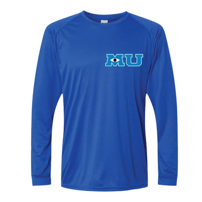 Monster University MonsterInc-Inspired 50+ UPF Unisex Dri-Fit Long Sleeve Shirt 
