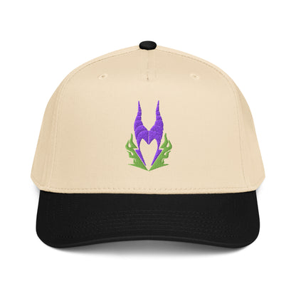 Maleficent Adjustable Hat – Villain-Inspired Embroidered 5 Panel Cap