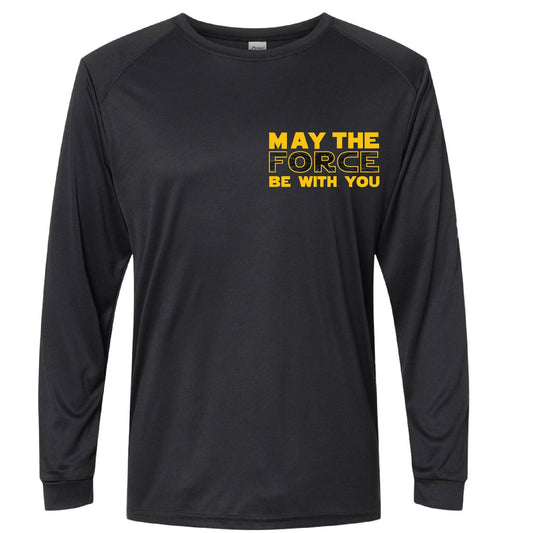 May Force Be With You Galaxy 50+ UPF Short Sleeve Shirt, Unisex Dri-Fit Performance Rashguard Shirt 