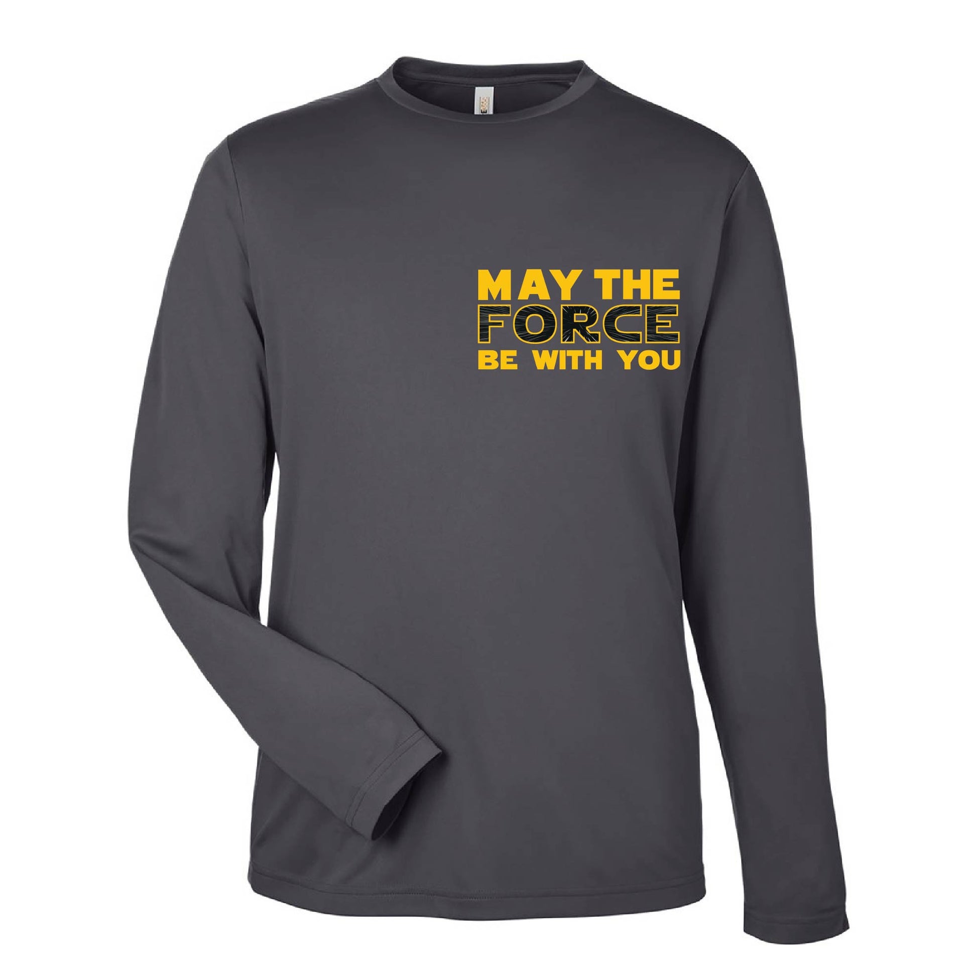 May Force Be With You Galaxy 50+ UPF Short Sleeve Shirt, Unisex Dri-Fit Performance Rashguard Shirt 