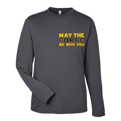 May Force Be With You Galaxy 50+ UPF Short Sleeve Shirt, Unisex Dri-Fit Performance Rashguard Shirt 