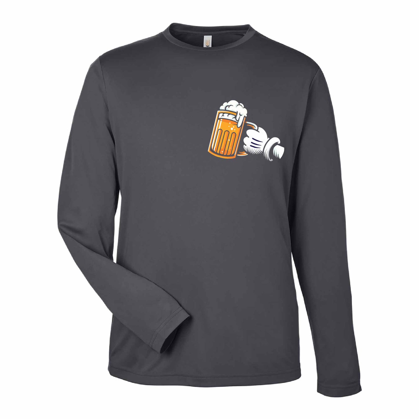 Drinking Pal Mickey Beer 50+ UPF Performance Long Sleeve Shirt 