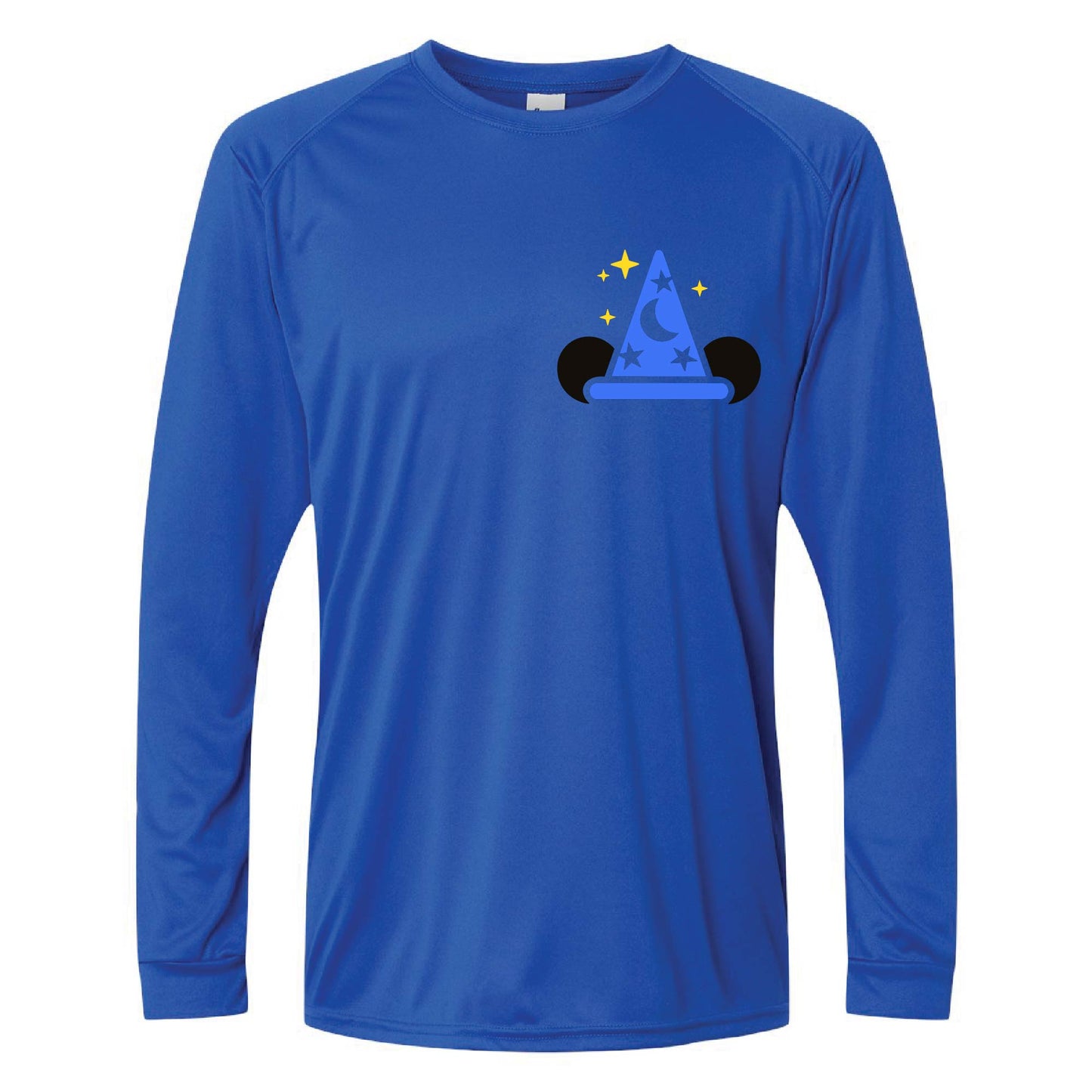 Sorcerer Mickey Fantasia-Inspired 50+ UPF Unisex Dri-Fit Performance Long Sleeve Shirt 