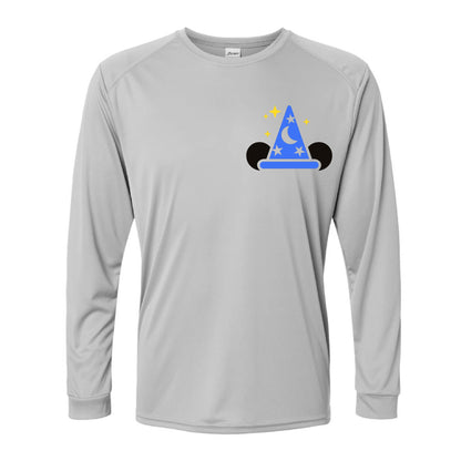 Sorcerer Mickey Fantasia-Inspired 50+ UPF Unisex Dri-Fit Performance Long Sleeve Shirt 