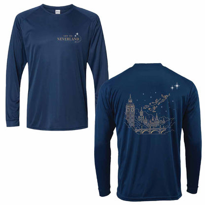 Off to Neverland Peter Pan-Inspired UPF 50+&nbsp;Unisex Dri-Fit Performance Long Sleeve Shirt 