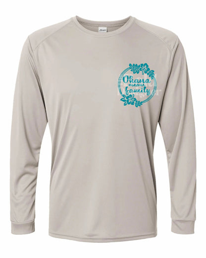 Ohana Means Family 50+ UPF Sun Protection Long Sleeve Shirt, Disney Beach and Pool Long Sleeve 