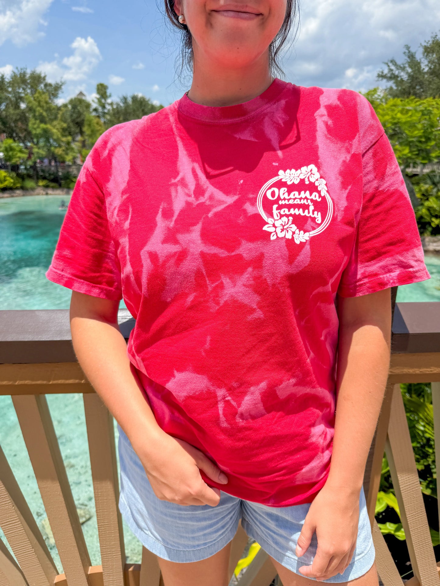Ohana Means Family Reverse Dye Comfort Colors Shirt, Family Means No One Gets Left Behind or Forgotten Stitch Inspired Shirt