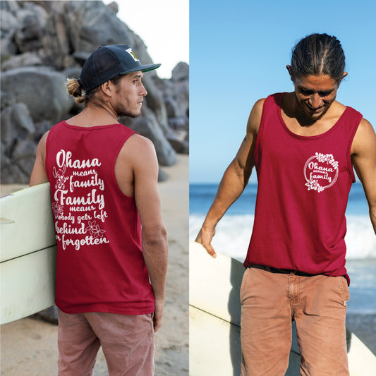 Ohana Means Family Stitch Summer Tank Top - The Bold Designer