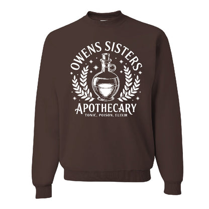 Owens Sisters Apothecary Solid Colors Sweatshirt – Practical Magic Inspired Halloween Sweater 