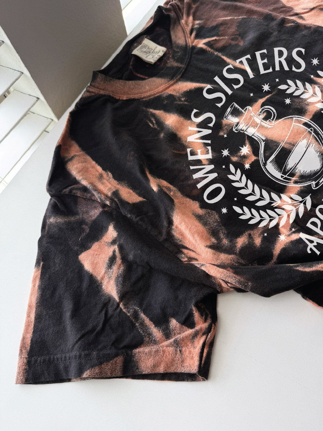 Owens Sisters Apothecary Practical Magic Inspired Reverse Dye Comfort Color Shirt 