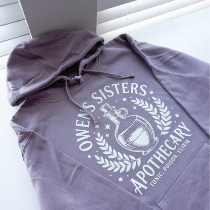 Owens Sisters Apothecary Practical Magic Inspired Hoodie – Witch Fall Halloween Hoodie Sweater 