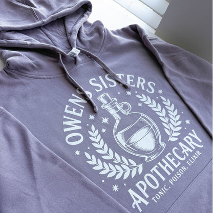 Owens Sisters Apothecary Practical Magic Inspired Hoodie – Witch Fall Halloween Hoodie Sweater 