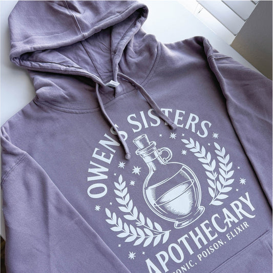 Owens Sisters Apothecary Practical Magic Inspired Hoodie – Witch Fall Halloween Hoodie Sweater