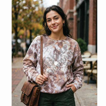 Owens Sisters Practical Magic Inspired Tie Dye Crewneck Sweatshirt 