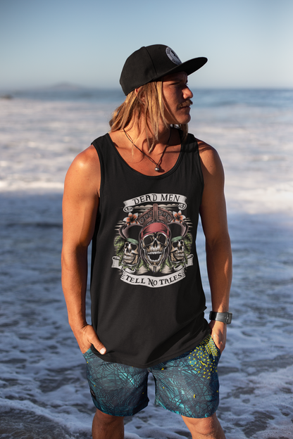 Dead Men Tell No Tale Pirates of the Caribbean Tank Top, WDW Inspired Tank Top 