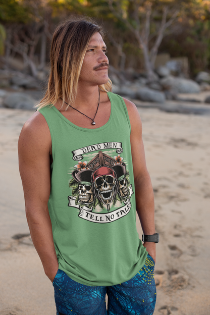 Dead Men Tell No Tale Pirates of the Caribbean Tank Top, WDW Inspired Tank Top 