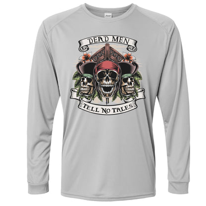Dead Men Tell No Tales Pirates of the Caribbean Inspired 50+ UPF Long Sleeve Shirt 