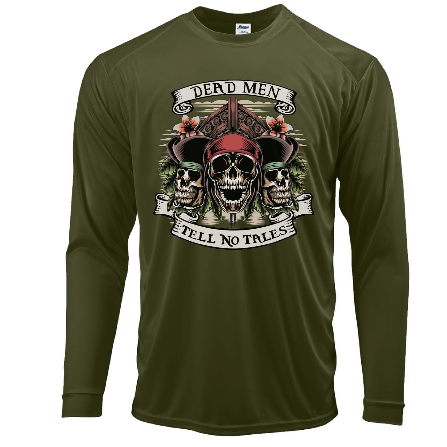 Dead Men Tell No Tales Pirates of the Caribbean Inspired 50+ UPF Long Sleeve Shirt
