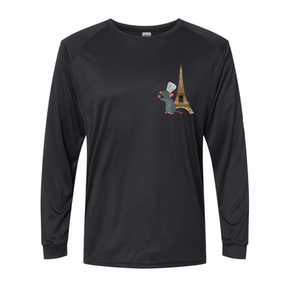 Remy In Paris Ratatouille-Inspired 50+ UPF Unisex Dri-Fit Long Sleeve Shirt 