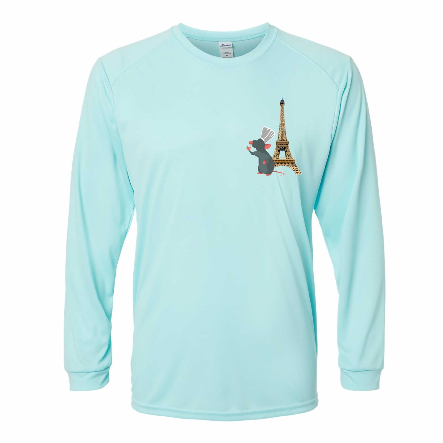 Remy In Paris Ratatouille-Inspired 50+ UPF Unisex Dri-Fit Long Sleeve Shirt