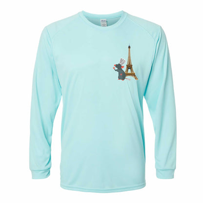 Remy In Paris Ratatouille-Inspired 50+ UPF Unisex Dri-Fit Long Sleeve Shirt 