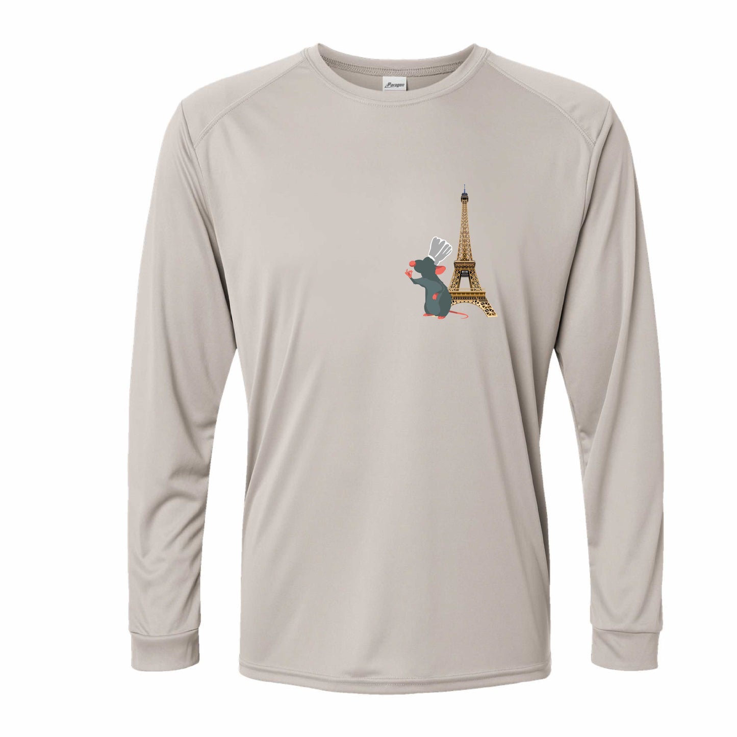 Remy In Paris Ratatouille-Inspired 50+ UPF Unisex Dri-Fit Long Sleeve Shirt