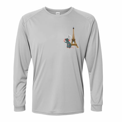 Remy In Paris Ratatouille-Inspired 50+ UPF Unisex Dri-Fit Long Sleeve Shirt 