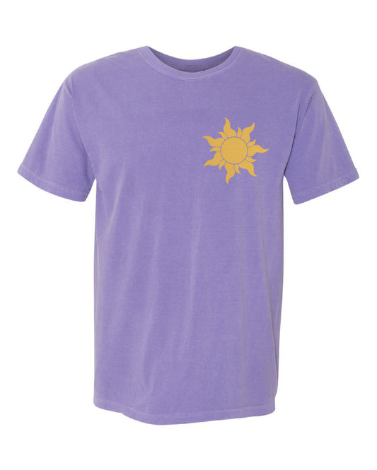 Live your dream Tangled Comfort Colors Shirt - The Bold Designer