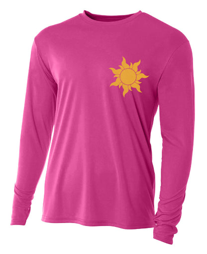 Tangled Sun-Inspired 50+ UPF Sun Protection Long Sleeve Shirt 