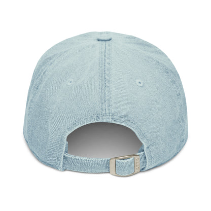 TinkerBell-Inspired Embroidered Denim Hat Back Details