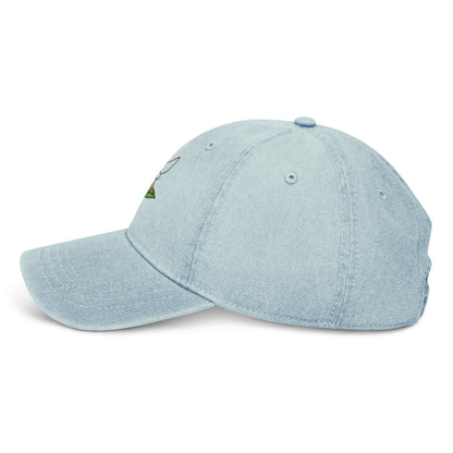 TinkerBell-Inspired Embroidered Denim Hat