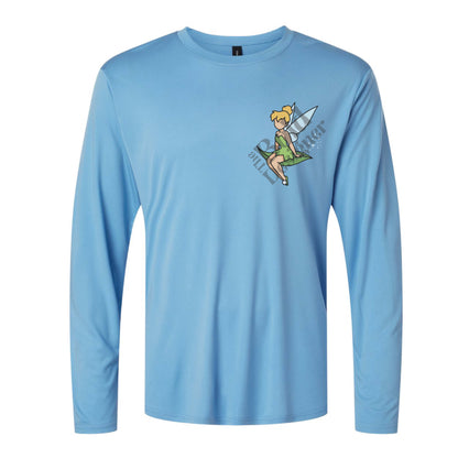 Pixie Dust Tinker Bell-Inspired 50+ UPF Long Sleeve Shirt, Unisex Dri-Fit Performance Rashguard Shirt (Copy) 