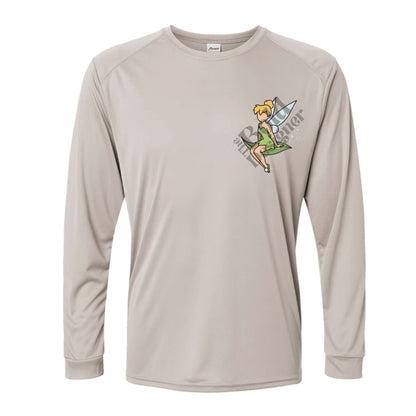 Pixie Dust Tinker Bell-Inspired 50+ UPF Long Sleeve Shirt, Unisex Dri-Fit Performance Rashguard Shirt (Copy) 