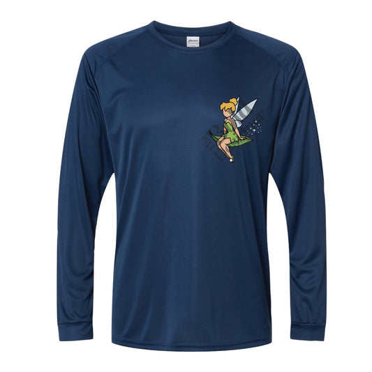Pixie Dust Tinker Bell-Inspired 50+ UPF Long Sleeve Shirt, Unisex Dri-Fit Performance Rashguard Shirt (Copy) 