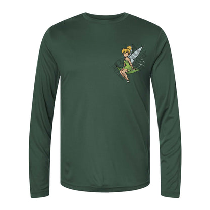 Pixie Dust Tinker Bell-Inspired 50+ UPF Long Sleeve Shirt, Unisex Dri-Fit Performance Rashguard Shirt (Copy) 