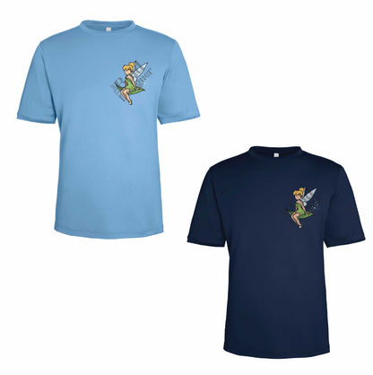 Pixie Dust Tinker Bell-Inspired 40+ UPF Unisex Dri-Fit Performance Short SleeveShirt 