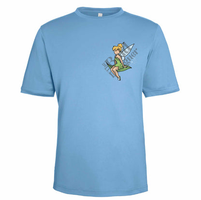 Pixie Dust Tinker Bell-Inspired 40+ UPF Unisex Dri-Fit Performance Short SleeveShirt 