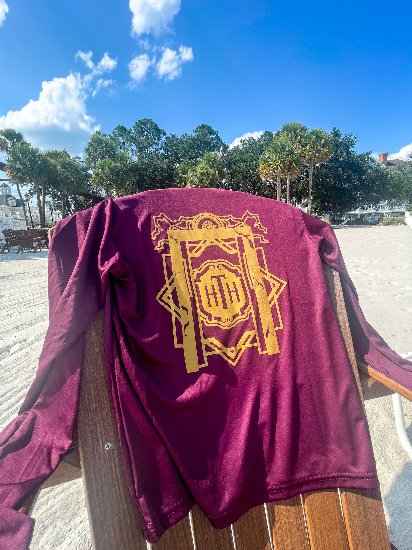 Tower Of Terror 50+ UPF Sun Protection Long Sleeve Shirt, Disney Beach and Pool Long Sleeve - The Bold Designer