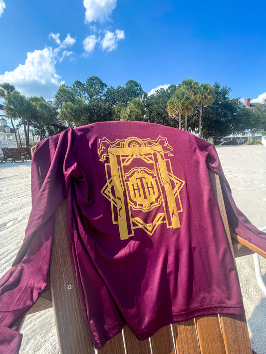 Tower Of Terror 50+ UPF Sun Protection Long Sleeve Shirt, Disney Beach and Pool Long Sleeve - The Bold Designer