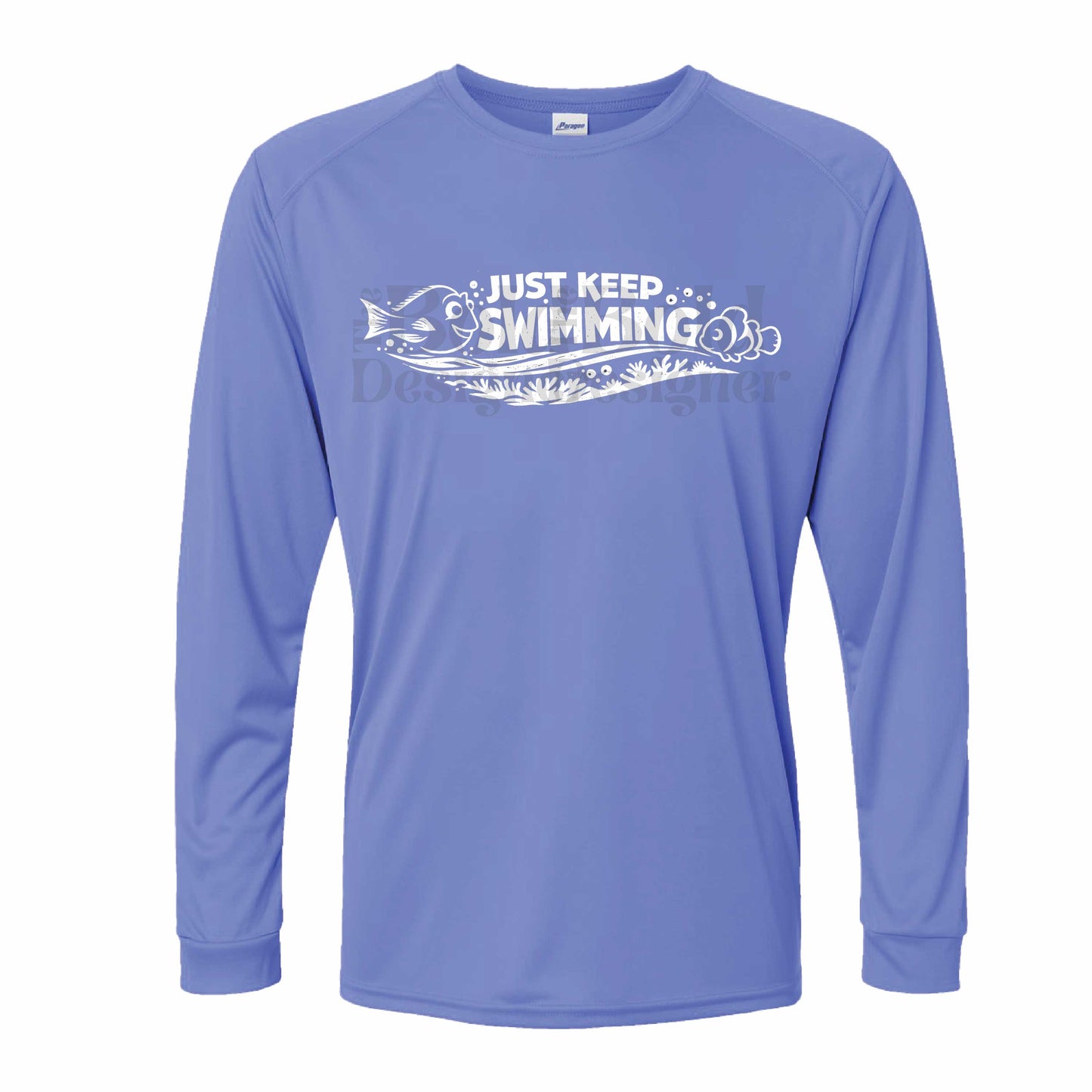 Just Keep Swimming Nemo and Dory-Inspired 50+ UPF Long Sleeve Shirt 