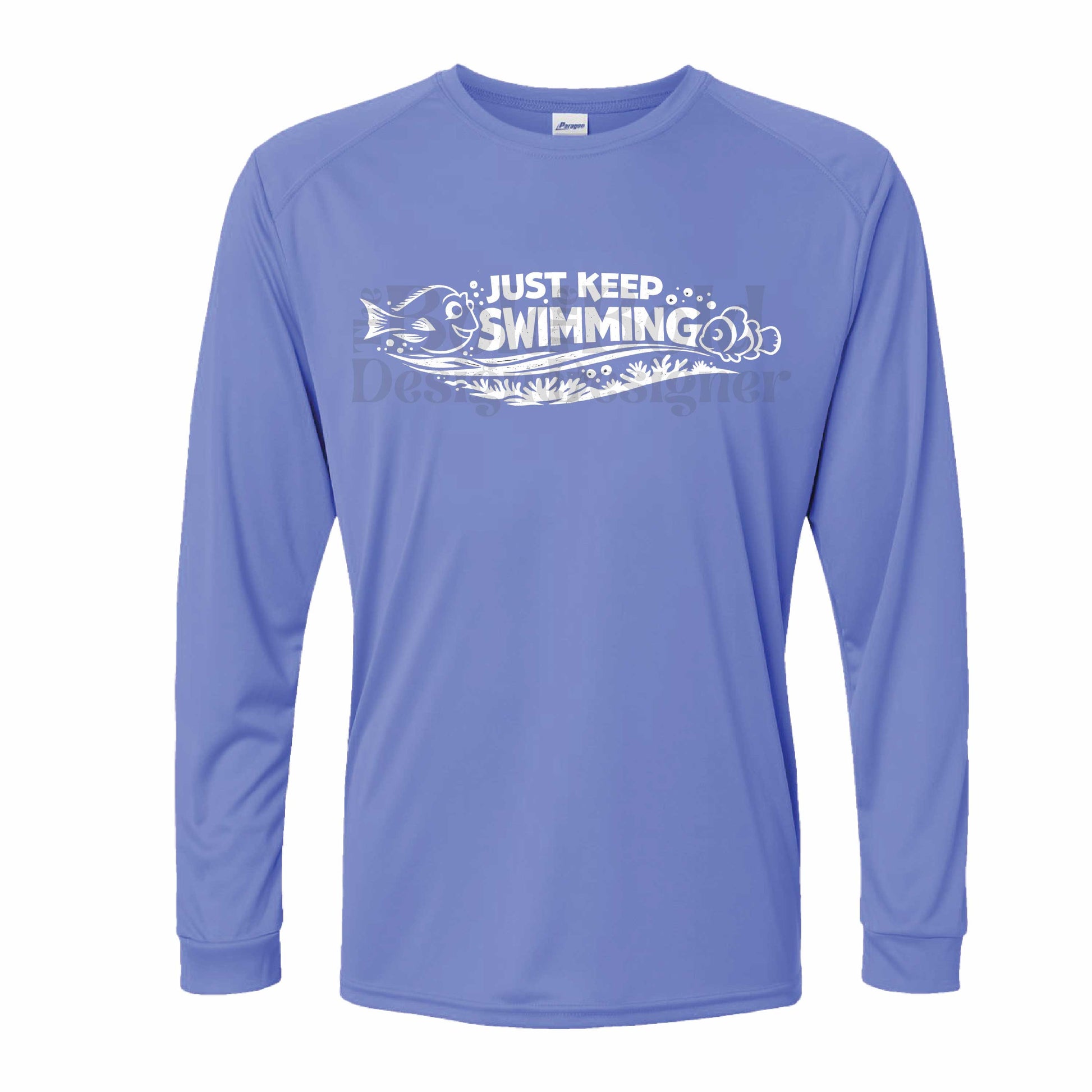 Just Keep Swimming Nemo and Dory-Inspired 50+ UPF Long Sleeve Shirt 
