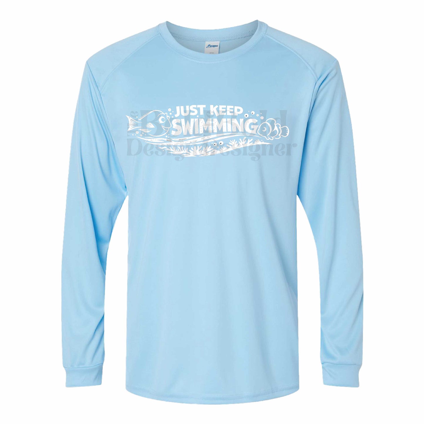 Just Keep Swimming Nemo and Dory-Inspired 50+ UPF Long Sleeve Shirt 