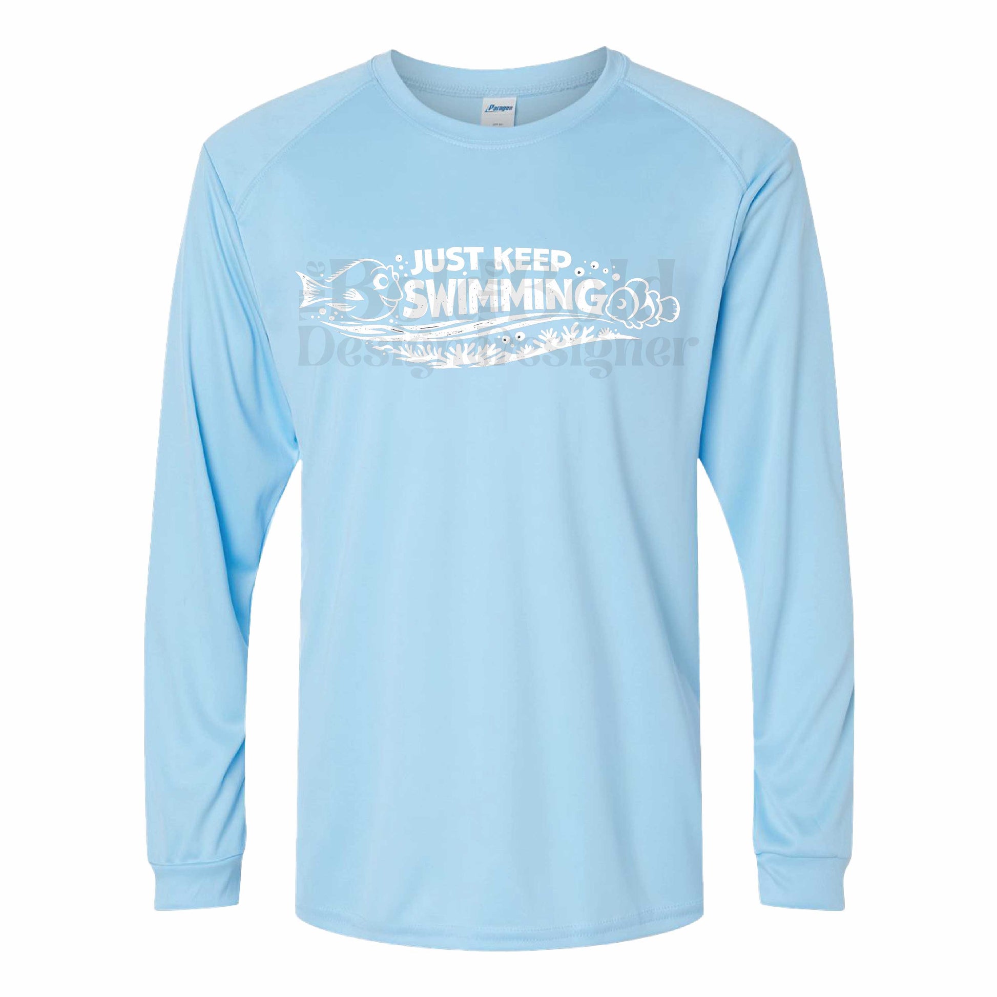 Just Keep Swimming Nemo and Dory-Inspired 50+ UPF Long Sleeve Shirt 