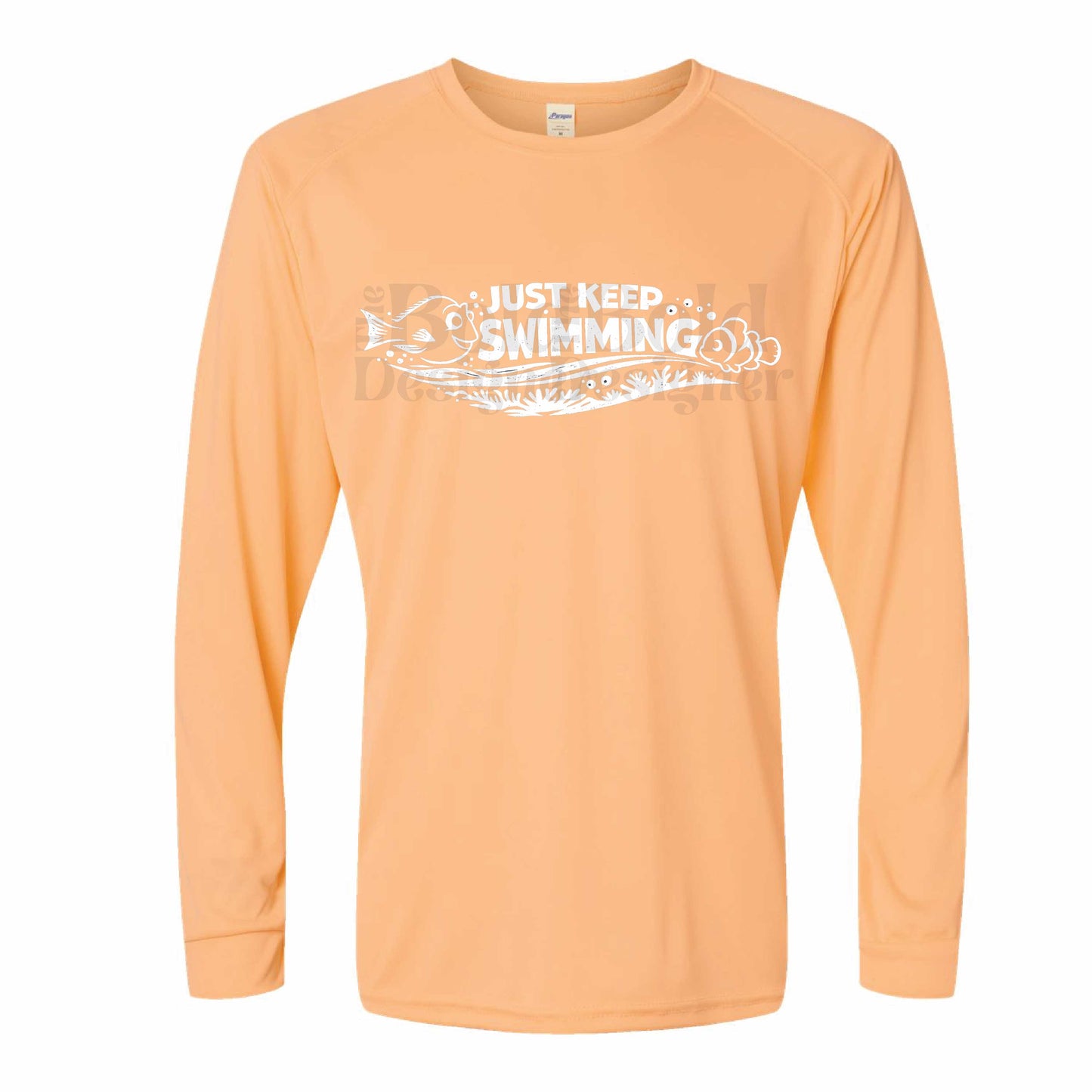 Just Keep Swimming Nemo and Dory-Inspired 50+ UPF Long Sleeve Shirt 