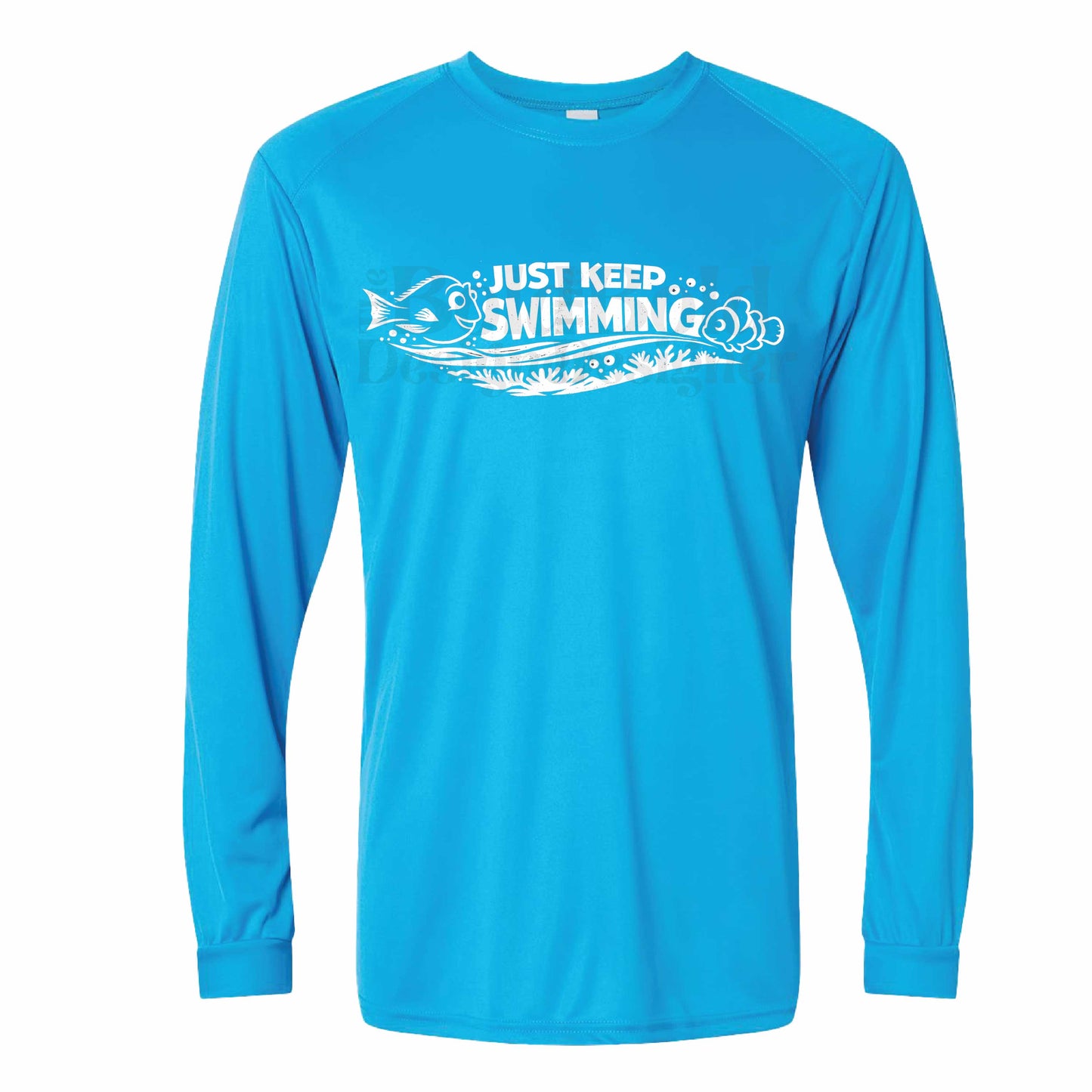 Just Keep Swimming Nemo and Dory-Inspired 50+ UPF Long Sleeve Shirt 