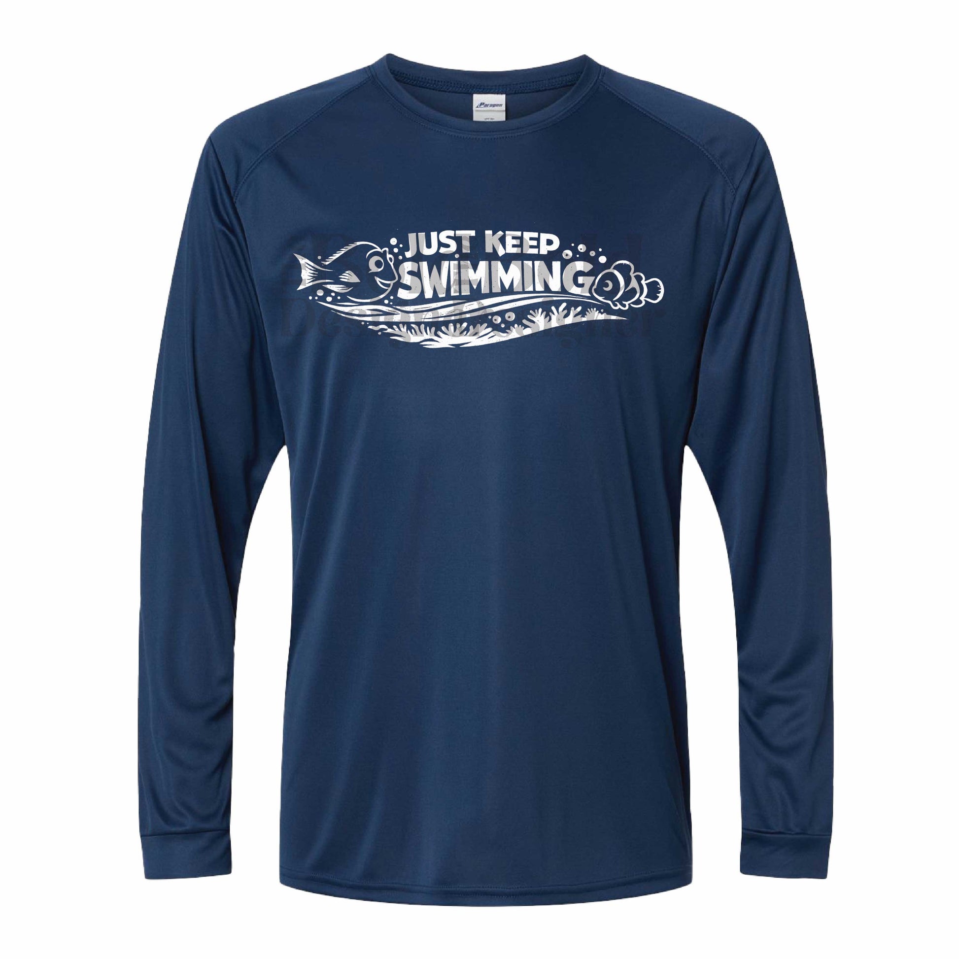 Just Keep Swimming Nemo and Dory-Inspired 50+ UPF Long Sleeve Shirt 