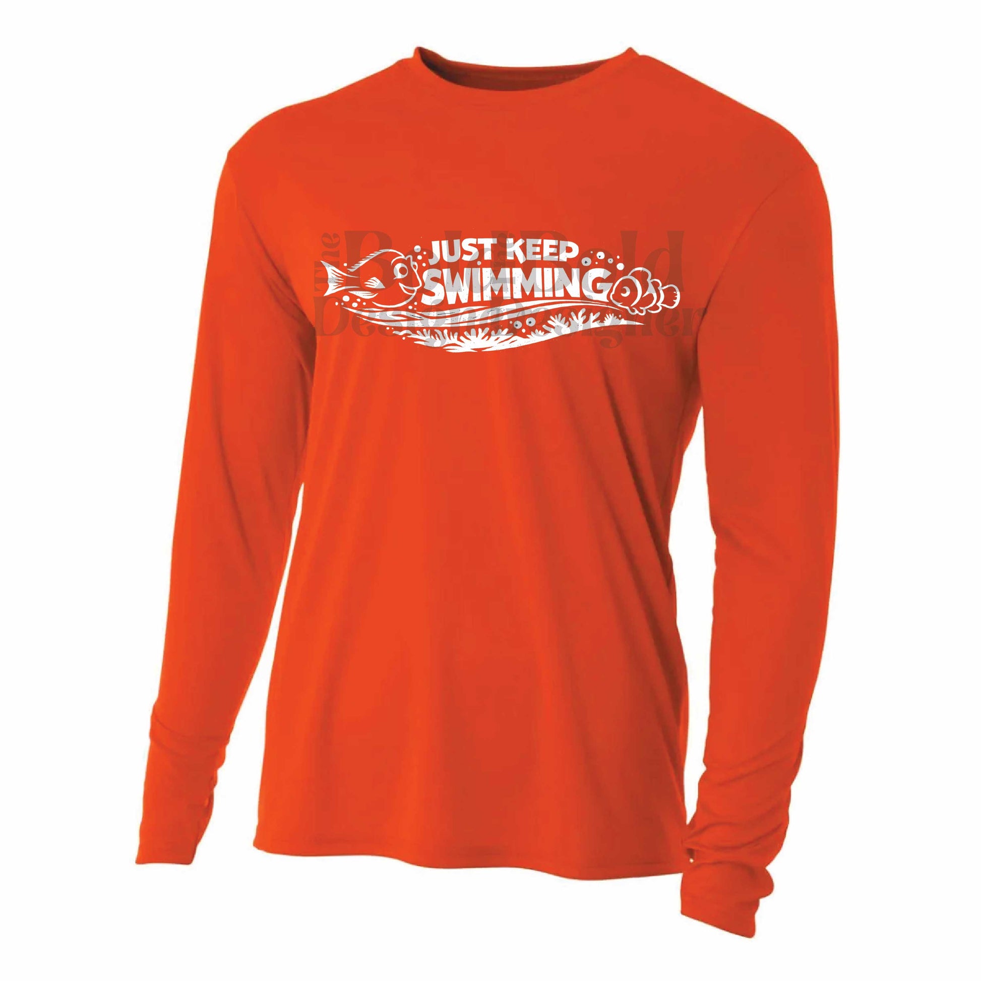 Just Keep Swimming Nemo and Dory-Inspired 50+ UPF Long Sleeve Shirt 
