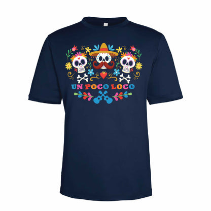 Un Poco Loco Coco-Inspired 40+ UPF Unisex Dri-Fit Performance Short Sleeve Shirt 