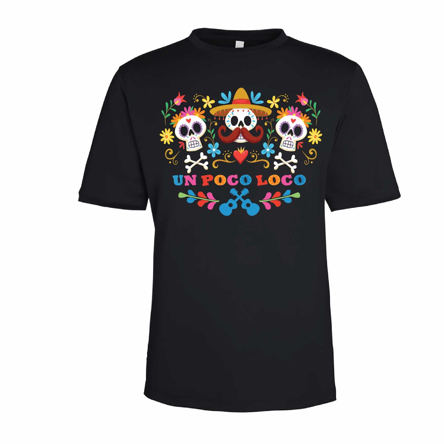 Un Poco Loco Coco-Inspired 40+ UPF Unisex Dri-Fit Performance Short Sleeve Shirt 