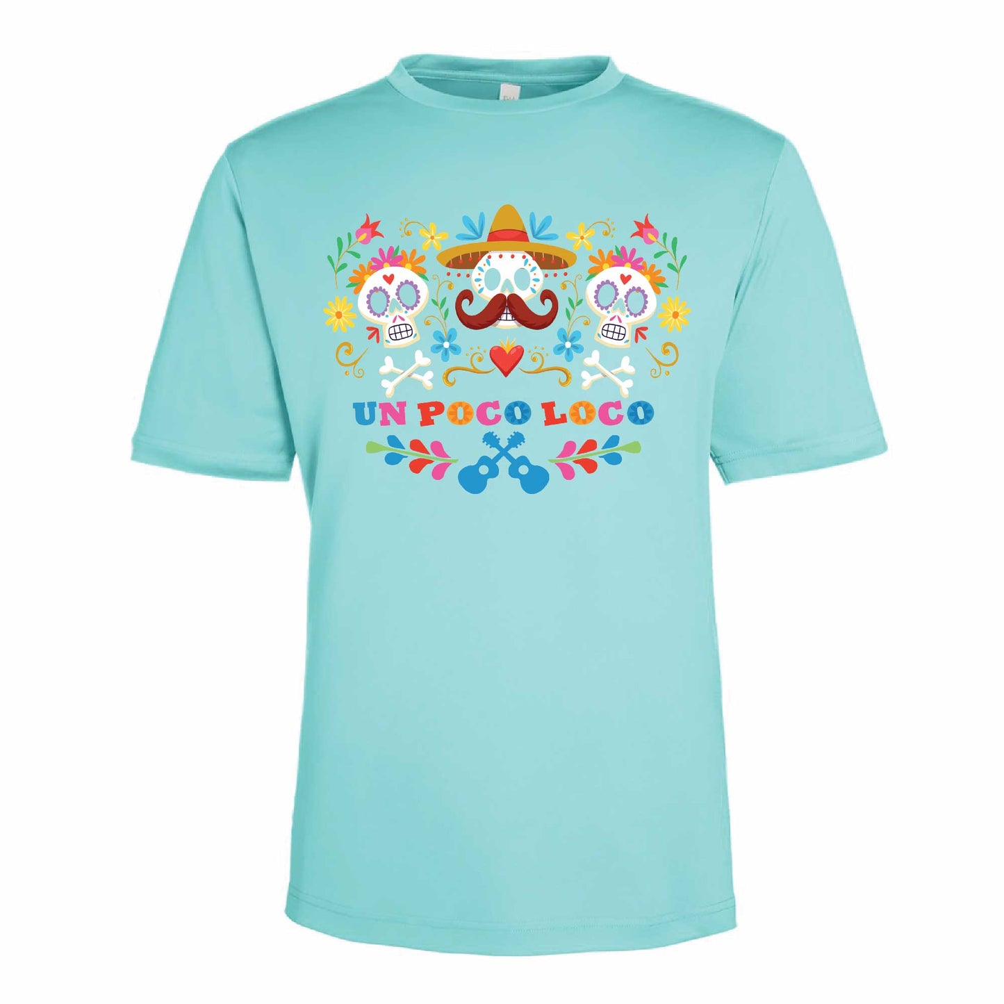 Un Poco Loco Coco-Inspired 40+ UPF Unisex Dri-Fit Performance Short Sleeve Shirt 